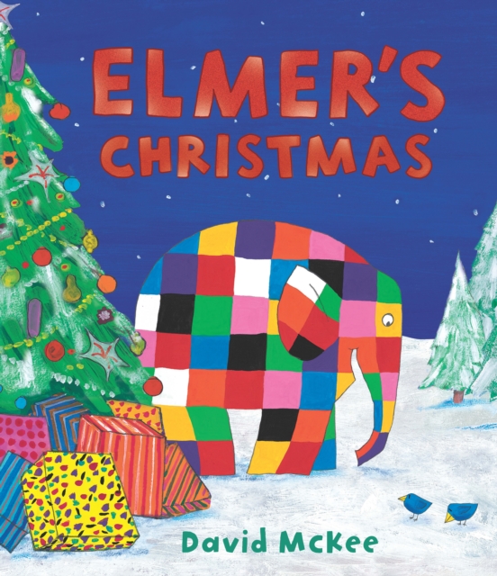 Elmer's Christmas book cover